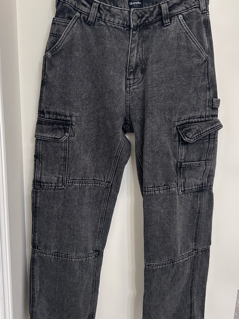 Bluenotes Men's Black Cargo Jean Utility Pants
